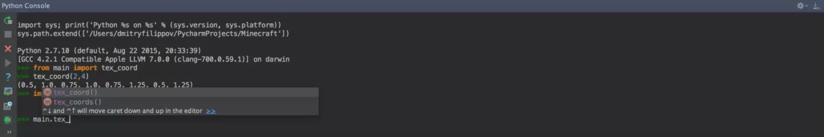 Jetbrains PyCharm 运行您的代码