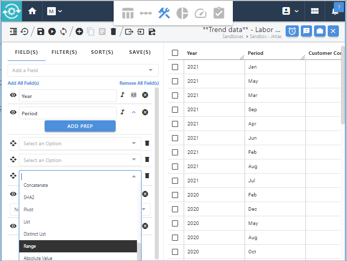 Minitab Connect 功能模块 2