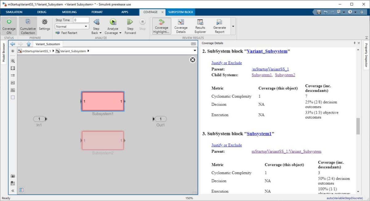 Simulink 仿真和测试模型变体1