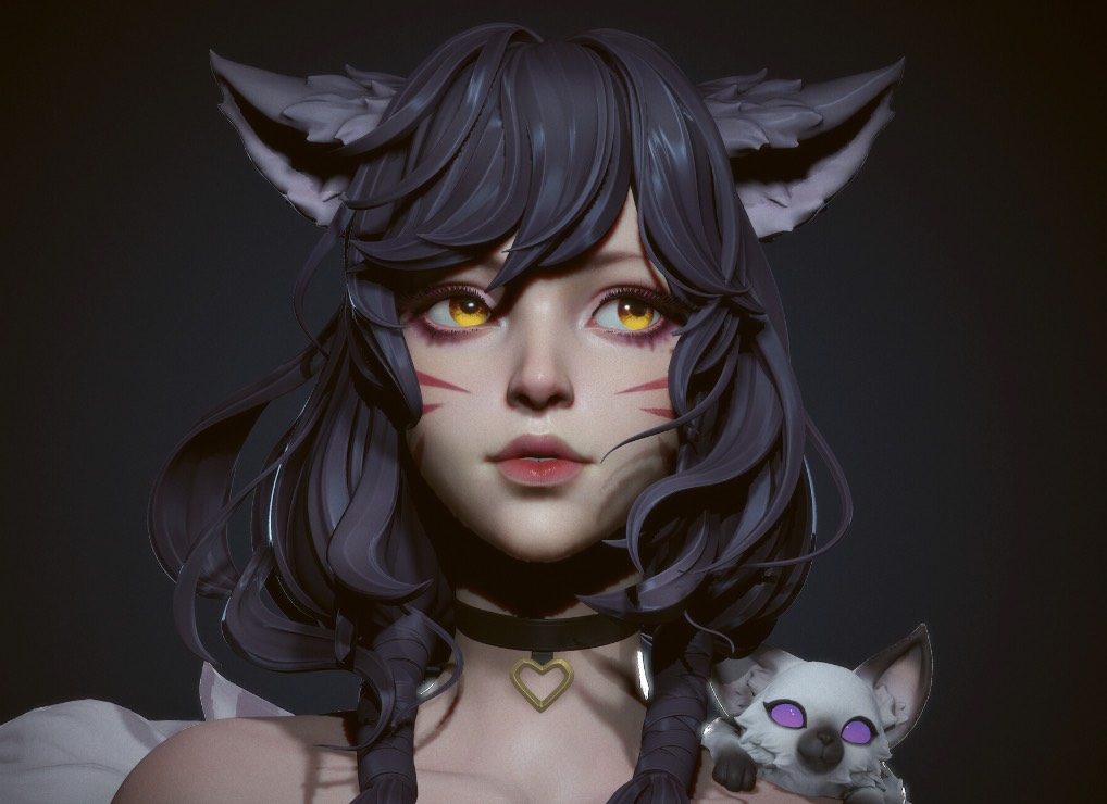 ZBrush绘制人物头部模型教程：从零开始塑造独特的角色