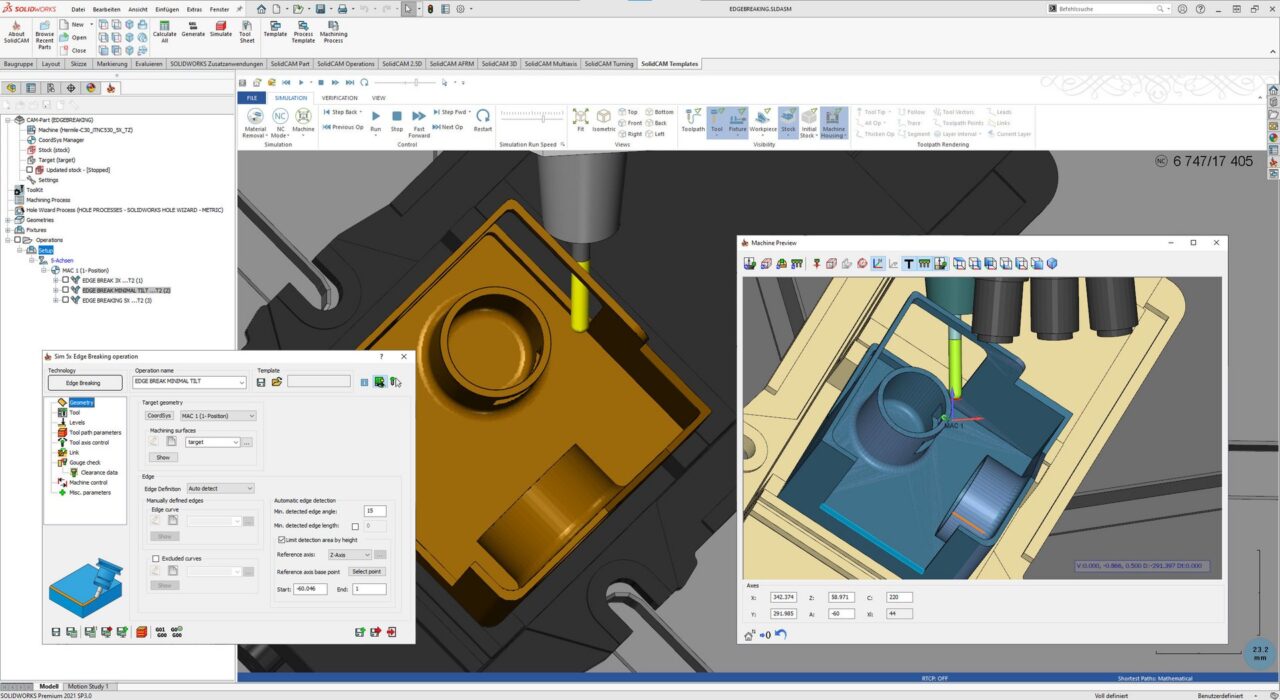 SolidCAM 五轴联动加工3