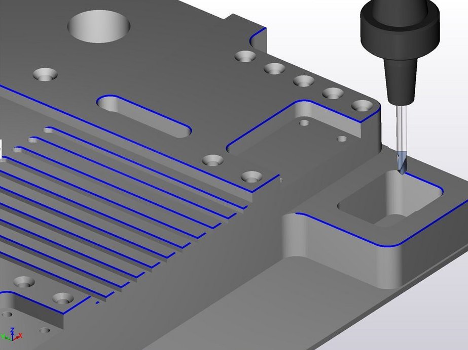 SolidCAM 倒角和去毛刺
