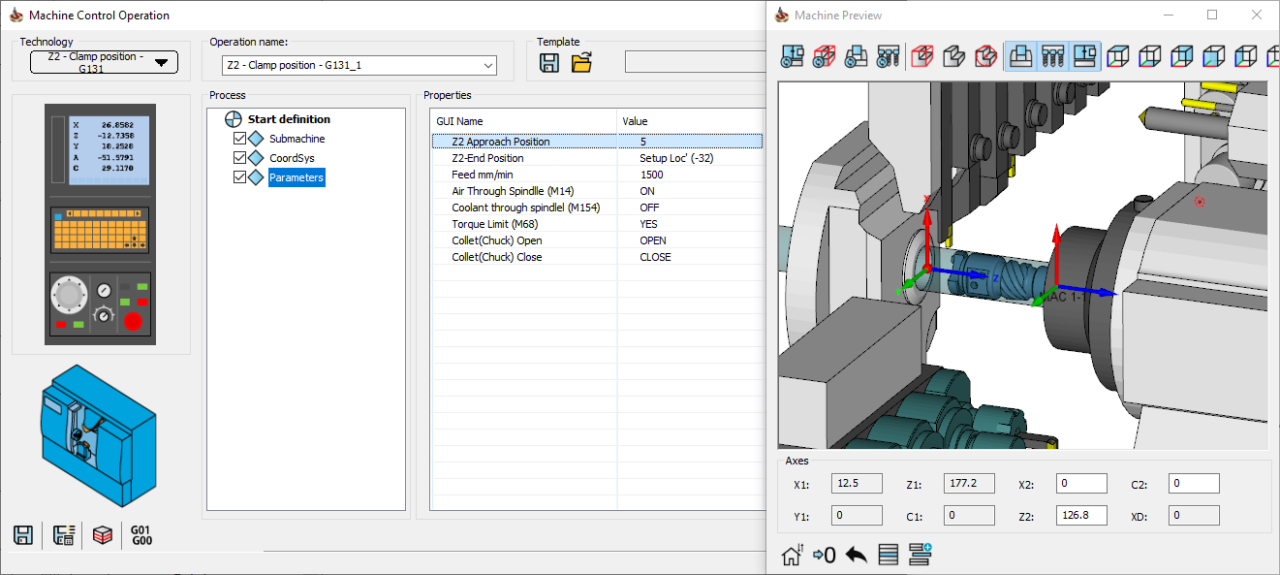 SolidCAM 机床控制操作：MCO1