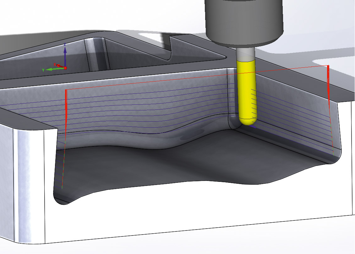 SolidCAM 特殊的五轴策略和功能1