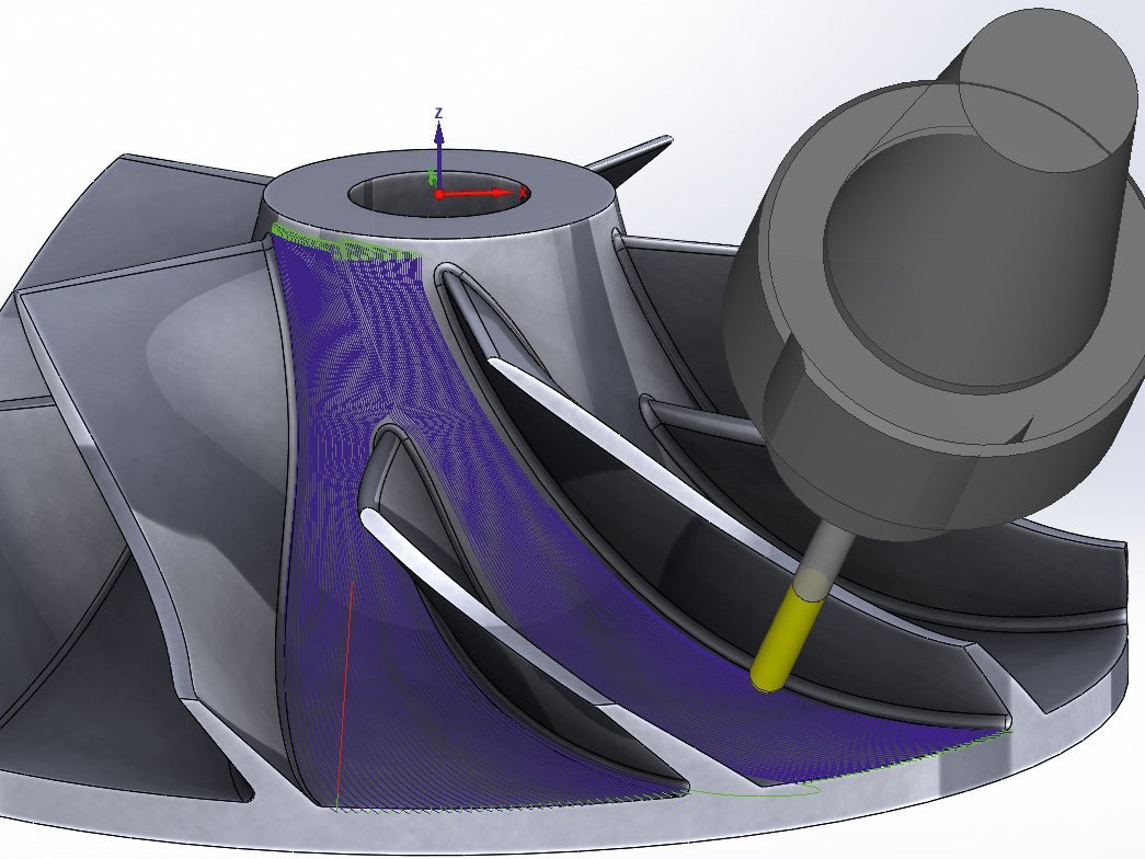 SolidCAM 特殊的五轴策略和功能3