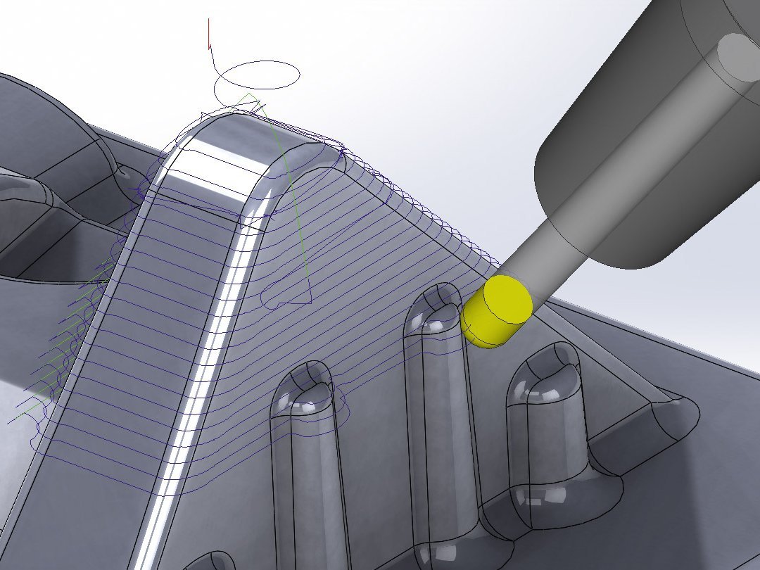 SolidCAM 特殊的五轴策略和功能6