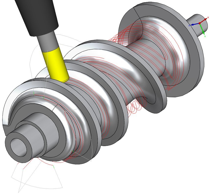 SolidCAM 特殊的五轴策略和功能7