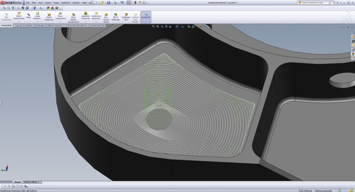 SolidCAM 独有的iMachining刀具路径2