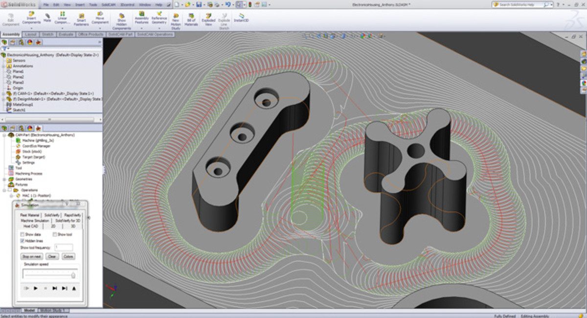 SolidCAM 独有的iMachining刀具路径3