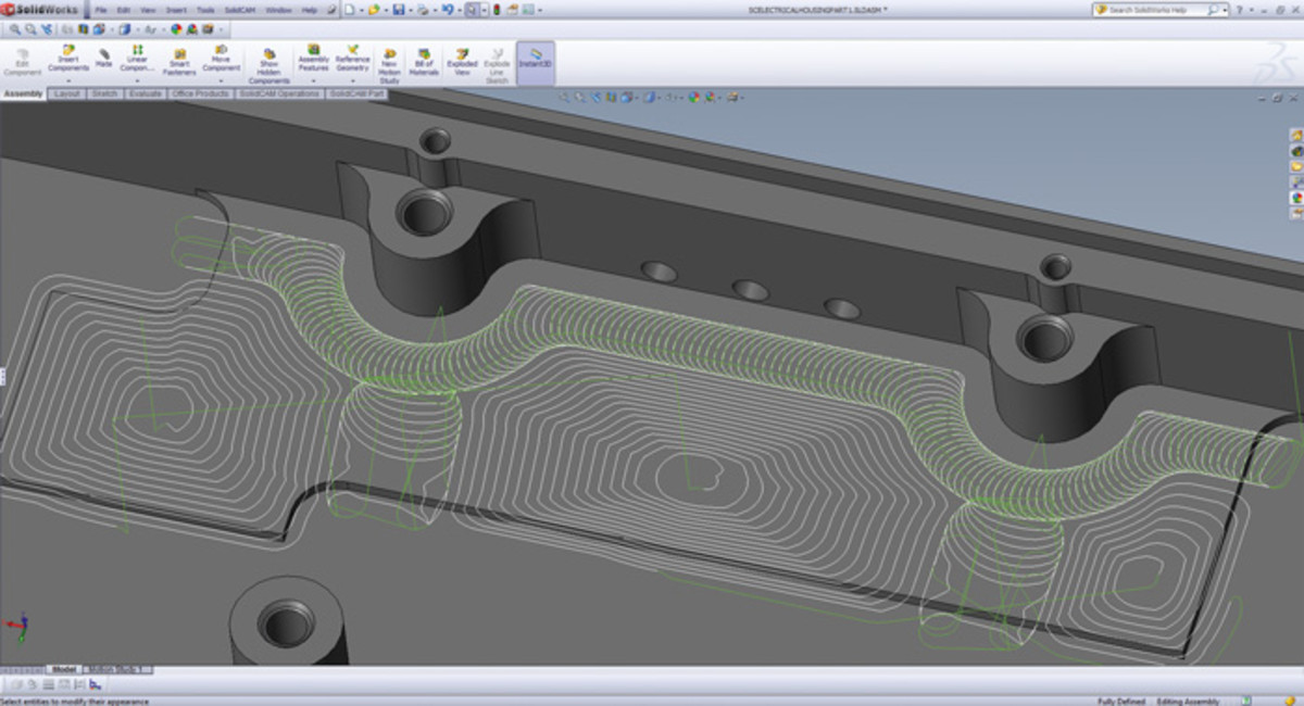 SolidCAM 独有的iMachining刀具路径4