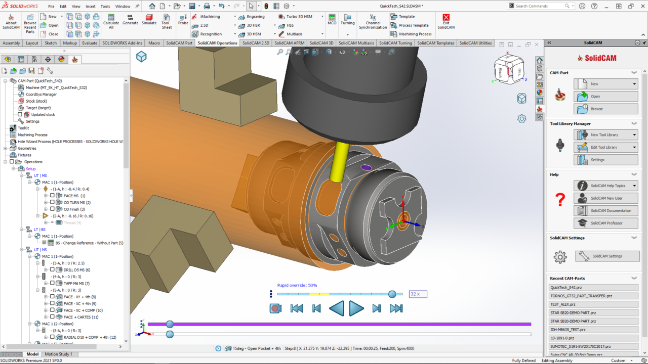 SolidCAM 完全无缝集成,易学易用1