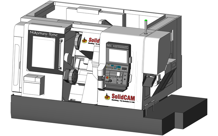 SolidCAM 先进的多转塔/多主轴车铣复合机床的完整解决方案7