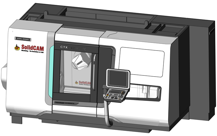 SolidCAM 先进的多转塔/多主轴车铣复合机床的完整解决方案8