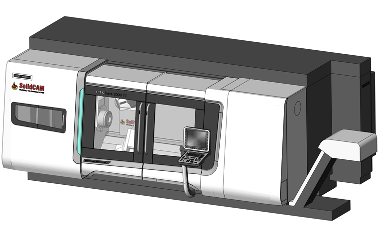 SolidCAM 先进的多转塔/多主轴车铣复合机床的完整解决方案9
