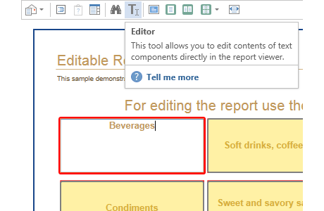 Stimulsoft Reports.Wpf 编辑