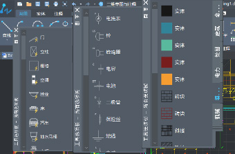 中望CAD 工具选项板