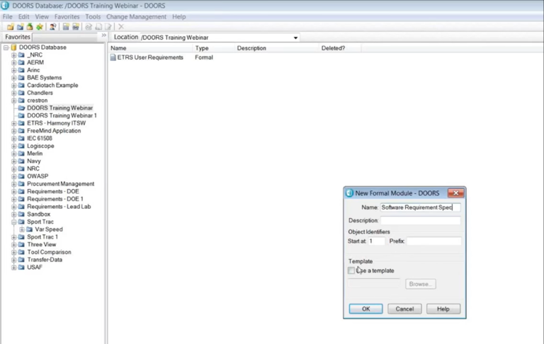IBM Rational DOORS 操作界面 03
