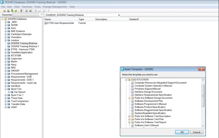IBM Rational DOORS 操作界面 04