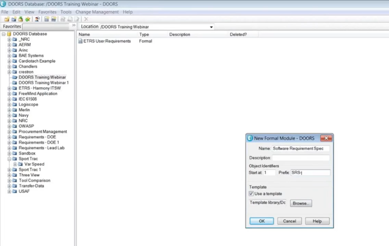 IBM Rational DOORS 操作界面 05