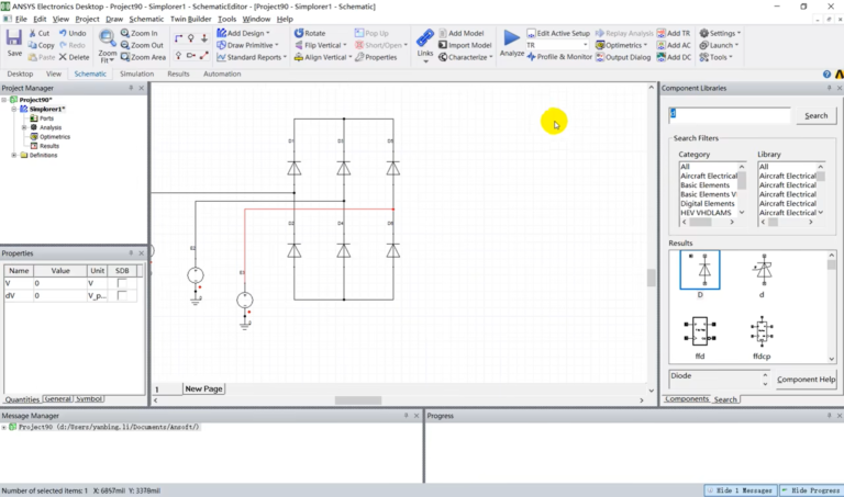 ANSYS Simplorer 操作界面 04