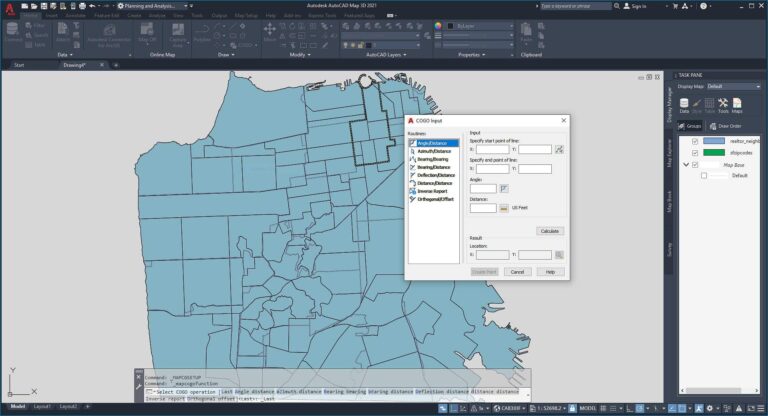 AutoCAD Map 3D 操作界面 04