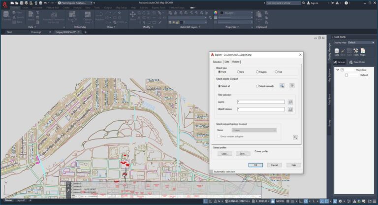AutoCAD Map 3D 操作界面 05