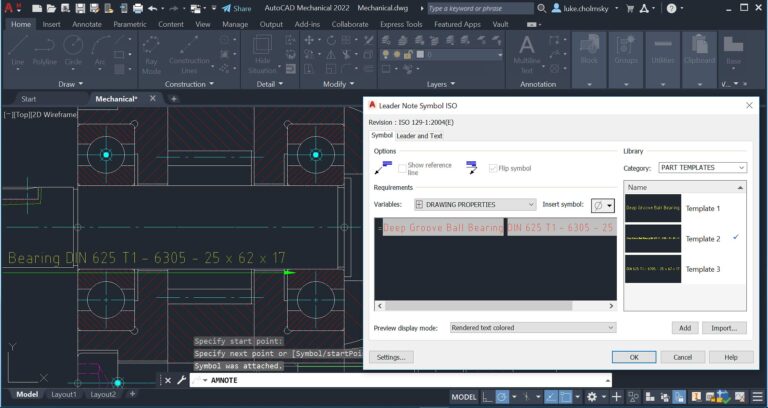 AutoCAD Mechanical 操作界面 05