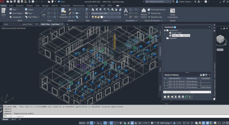 AutoCAD MEP 操作界面 02