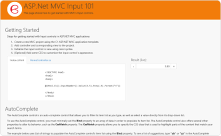 ASP.NET MVC Input 101 01