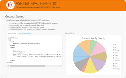 ASP.NET MVC FlexPie 101 01