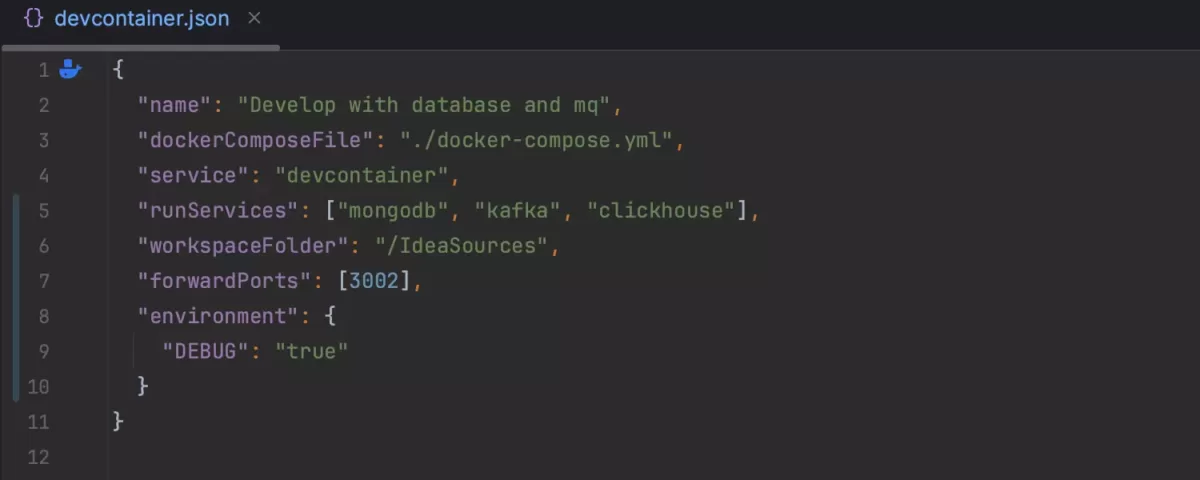 JetBrains GoLand Dev Container3