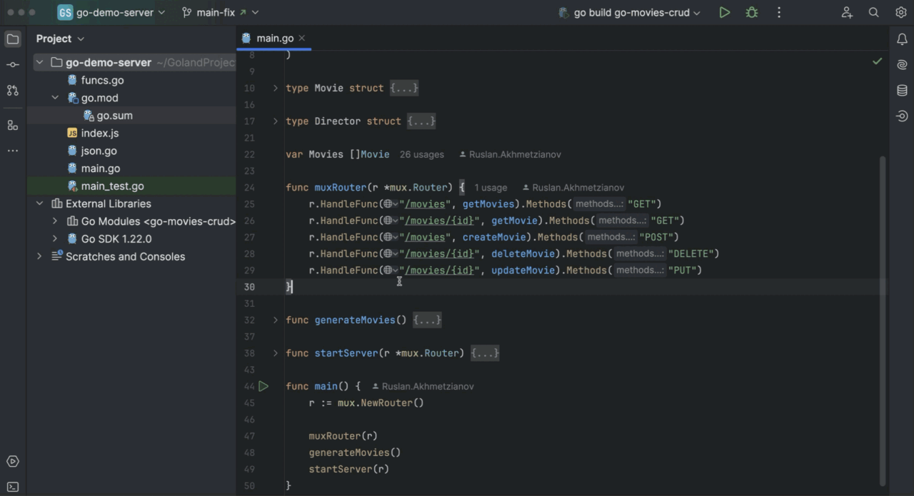 JetBrains GoLand UI/UX 改进2