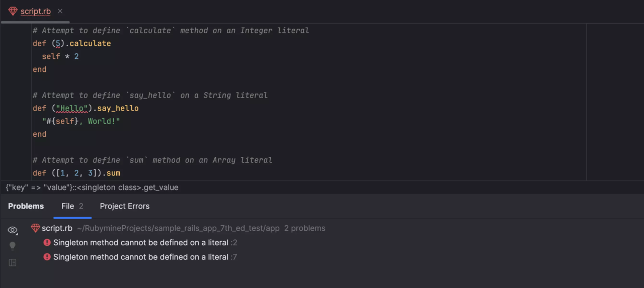 JetBrains RubyMine Ruby2