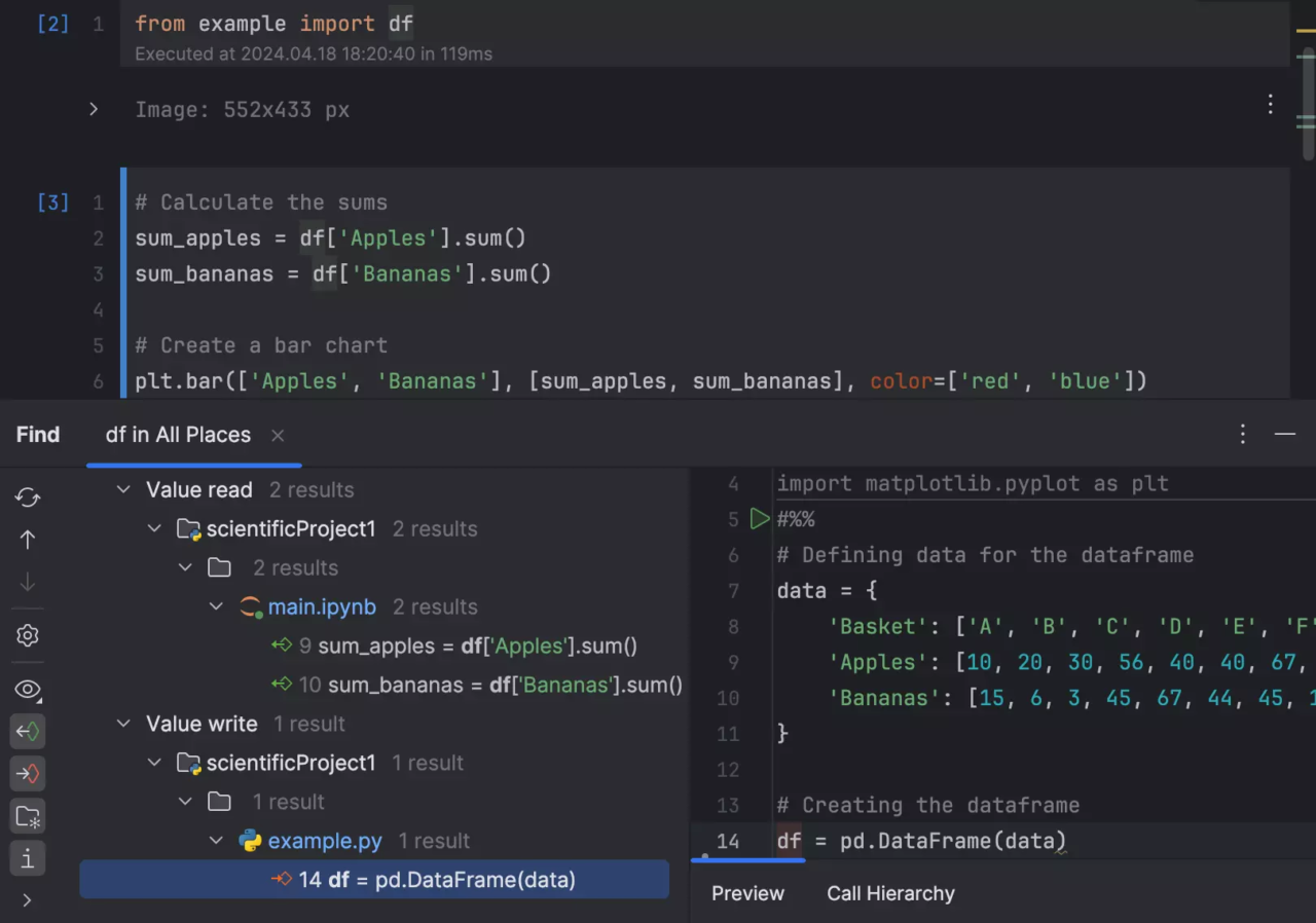 Jetbrains PyCharm Jupyter Notebook1