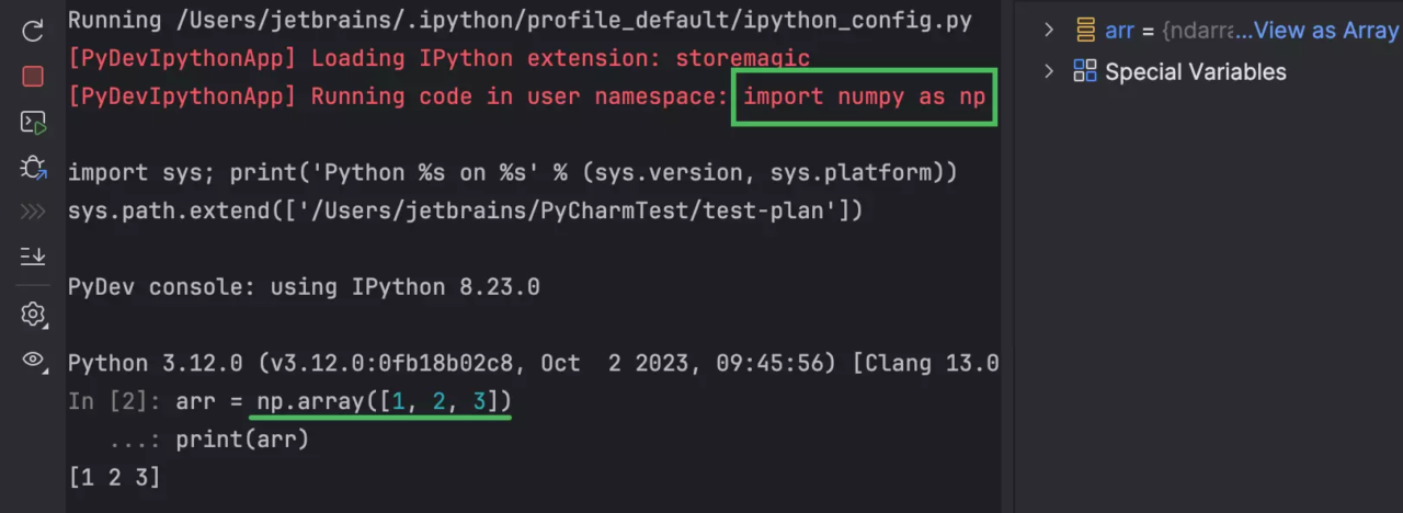 Jetbrains PyCharm Jupyter Notebook6