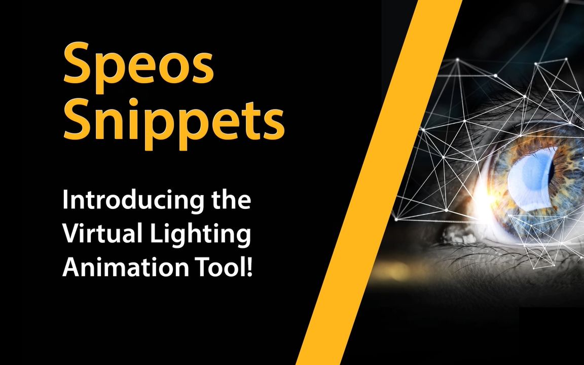 光学仿真软件Speos Snippets – Virtual Lighting Animation Tool照明动态工具