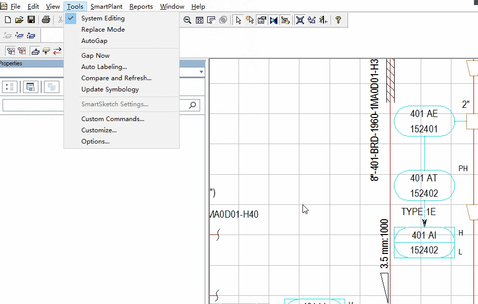 【每周微课】Intergraph Smart P&ID常用自定义命令