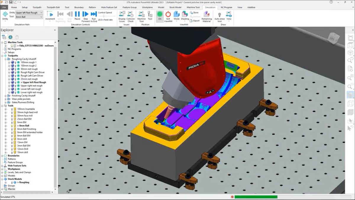 PowerMILL 操作界面 01