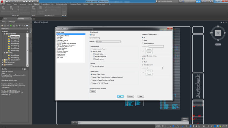 AutoCAD Electrical 操作界面 01