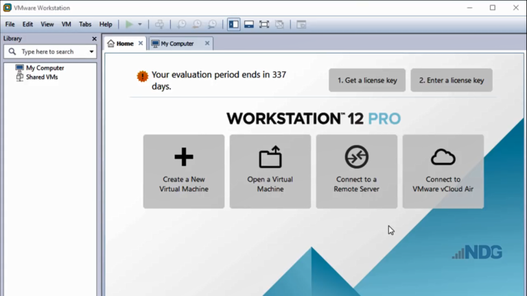 VMware Workstation Player 操作界面 01
