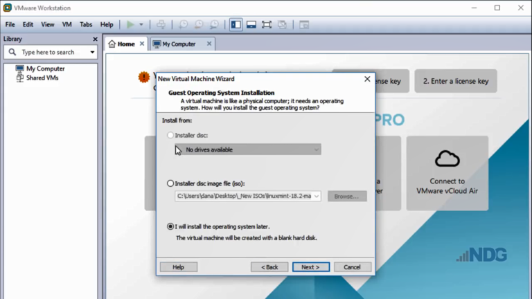 VMware Workstation Player 操作界面 02