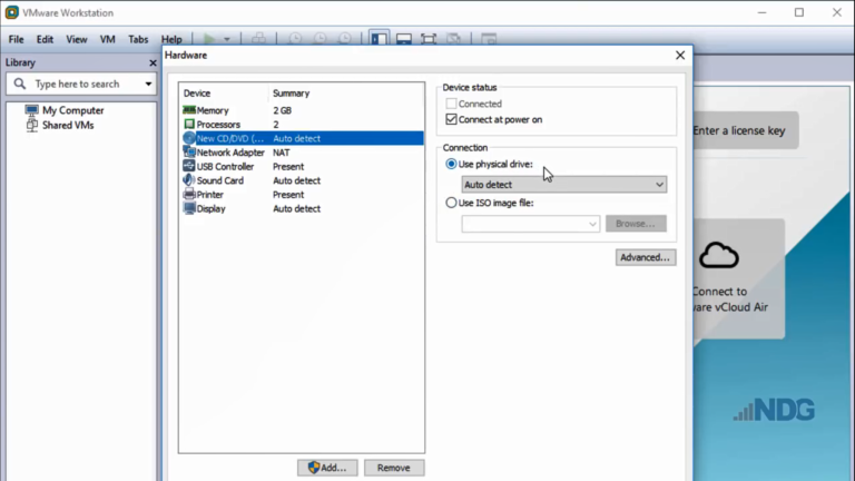 VMware Workstation Player 操作界面 04