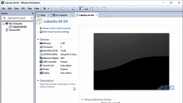 VMware Workstation Player 操作界面 05