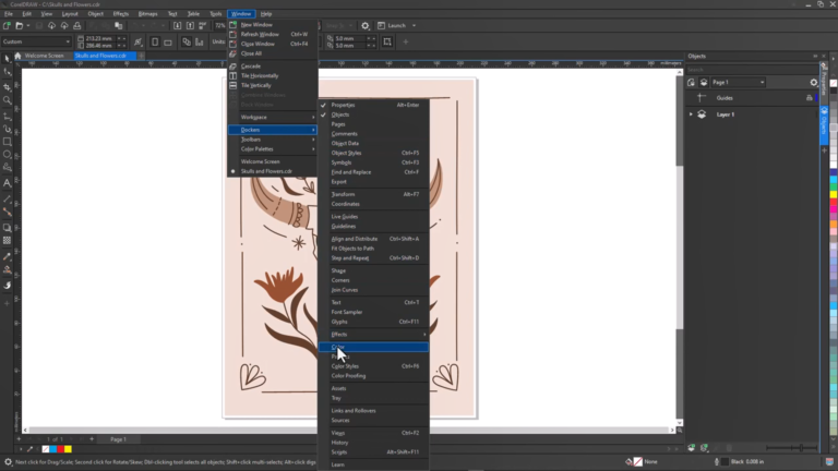 CorelDRAW 操作界面 03
