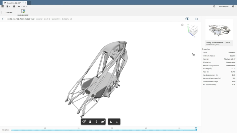 Fusion 360 – Generative Design Extension 操作界面 04