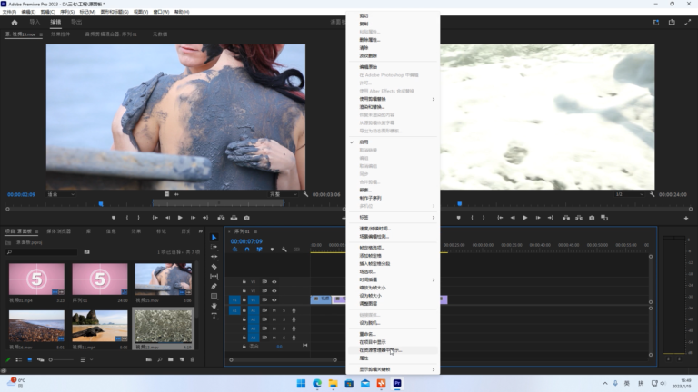 Adobe Premiere Pro软件界面2