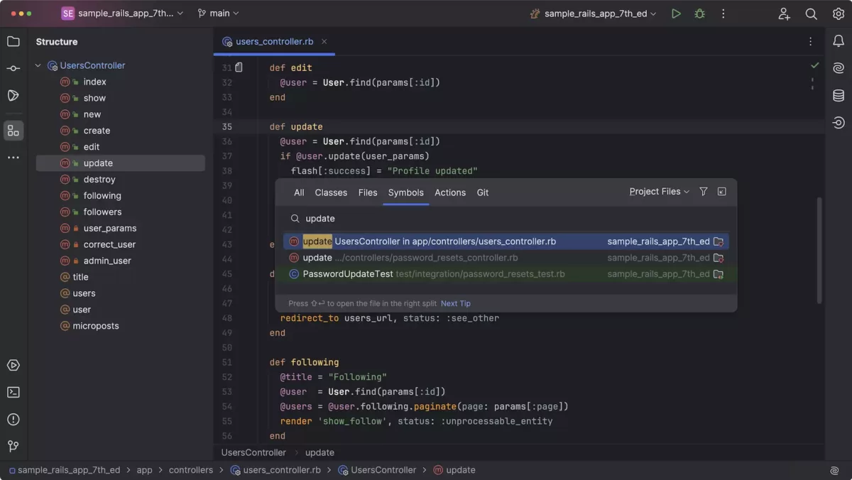 JetBrains RubyMine软件界面1