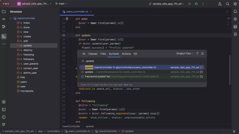 JetBrains RubyMine软件界面1
