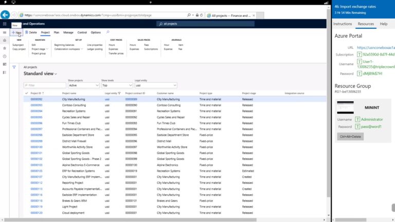 Microsoft Dynamics 365 软件界面 1