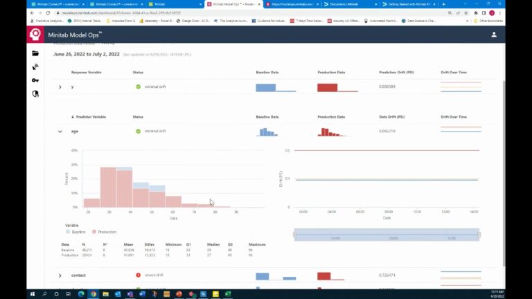 Minitab Model Ops 功能模块 5